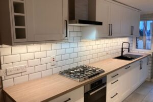 Modern kitchen installation
